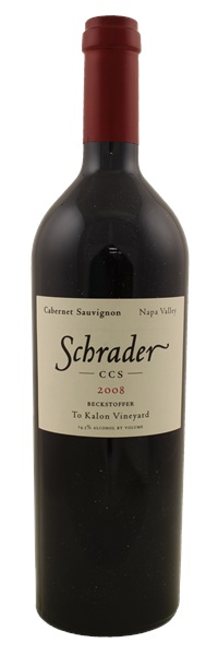 2008 Schrader CCS Beckstoffer To Kalon Vineyard Cabernet Sauvignon, 750ml