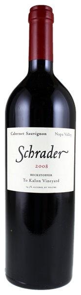 2008 Schrader Beckstoffer To Kalon Vineyard Cabernet Sauvignon, 750ml
