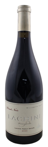 2003 Lachini Family Estate Pinot Noir, 750ml