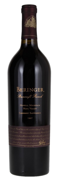 1997 Beringer Bancroft Ranch Cabernet Sauvignon, 750ml