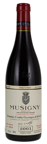 2001 Comte de Vogue Musigny Vieilles Vignes, 750ml