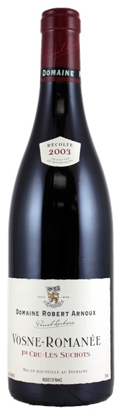 2003 Domaine Robert Arnoux Vosne-Romanee Les Suchots, 750ml