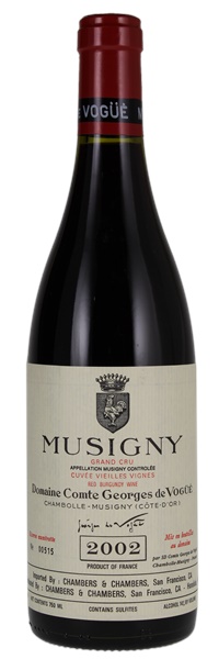 2002 Comte de Vogue Musigny Vieilles Vignes, 750ml