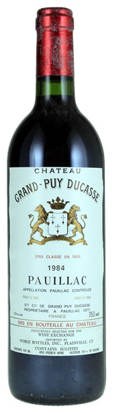 1984 Château Grand-Puy-Ducasse, 750ml