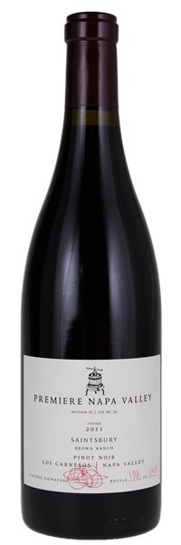 2011 Premiere Napa Valley Auction Saintsbury Brown Ranch Pinot Noir, 750ml