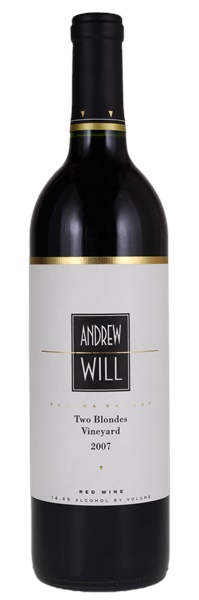 2007 Andrew Will Two Blondes Vineyard, 750ml