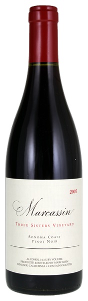 2007 Marcassin Three Sisters Vineyard Pinot Noir, 750ml
