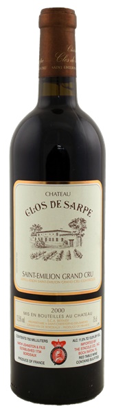 2000 Château Clos de Sarpe, 750ml