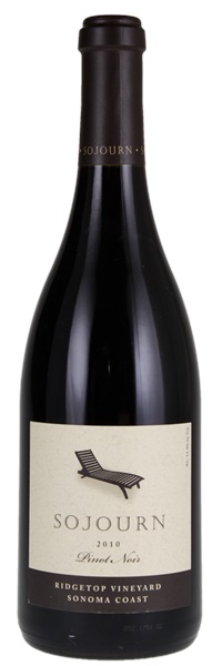 2010 Sojourn Cellars Ridgetop Vineyard Pinot Noir, 750ml