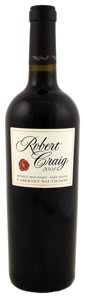 2008 Robert Craig Howell Mountain Cabernet Sauvignon, 750ml