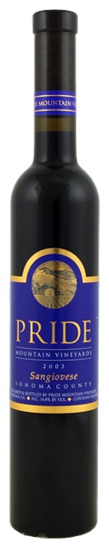 2003 Pride Mountain Sangiovese, 500ml