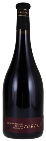 2003 Turley Vineyard 101 Zinfandel, 750ml