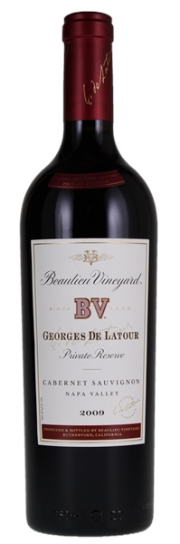 2009 Beaulieu Vineyard Georges de Latour Private Reserve Cabernet Sauvignon, 750ml