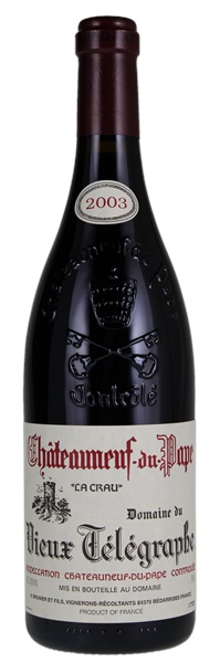 2003 Domaine du Vieux Telegraphe Châteauneuf-du-Pape, 750ml