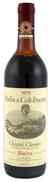 1975 Badia a Coltibuono Chianti Classico Riserva, 750ml