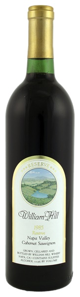 1985 William Hill Reserve Cabernet Sauvignon, 750ml