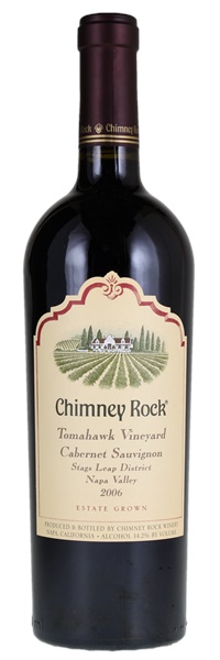 2006 Chimney Rock Tomahawk Vineyard Cabernet Sauvignon, 750ml