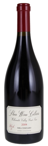 2008 Shea Wine Cellars Shea Vineyard Block 31 Pinot Noir, 750ml