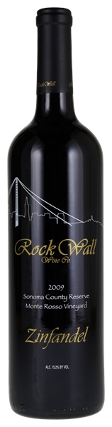 2009 Rock Wall Wine Co. Monte Rosso Vineyard Reserve Zinfandel, 750ml