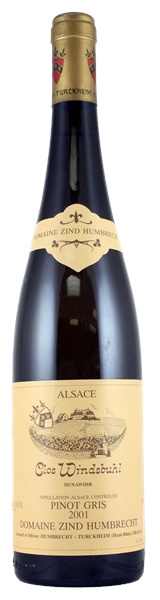 2001 Zind-Humbrecht Pinot Gris Hunawihr Clos Windsbuhl, 750ml