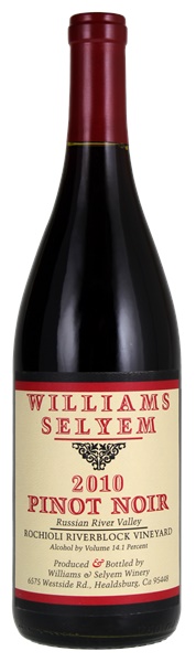 2010 Williams Selyem Rochioli Riverblock Vineyard Pinot Noir, 750ml