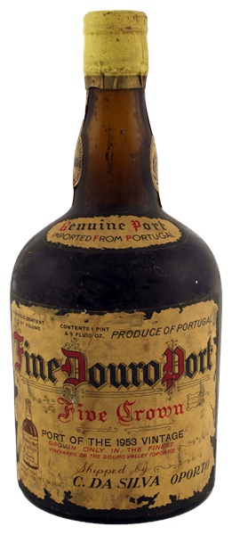 1953 C. Da Silva Five Crown Fine Douro Port, 750ml