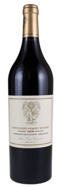 2008 Kapcsandy Family Wines State Lane Vineyard Grand Vin Cabernet Sauvignon, 750ml