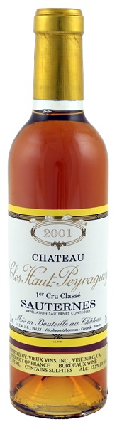 2001 Château Clos Haut-Peyraguey, 375ml