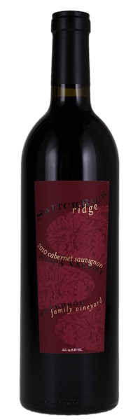 2010 Switchback Ridge Peterson Family Vineyard Cabernet Sauvignon, 750ml