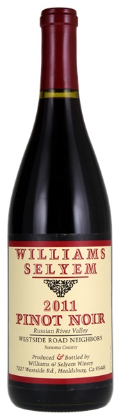 2011 Williams Selyem Westside Road Neighbors Pinot Noir, 750ml