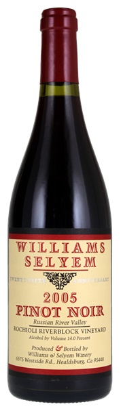 2005 Williams Selyem Rochioli Riverblock Vineyard Pinot Noir, 750ml