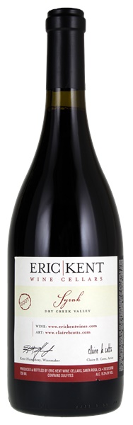 2007 Eric Kent Wine Cellars Dry Creek Valley Syrah, 750ml