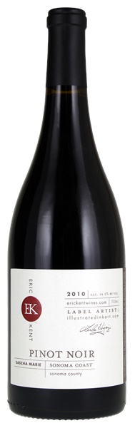 2010 Eric Kent Wine Cellars Sascha Marie Pinot Noir, 750ml