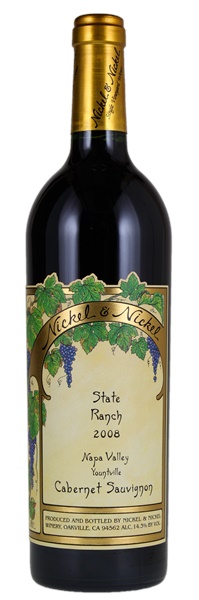 2008 Nickel and Nickel State Ranch Cabernet Sauvignon, 750ml
