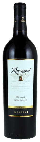 2001 Raymond Reserve Merlot, 750ml