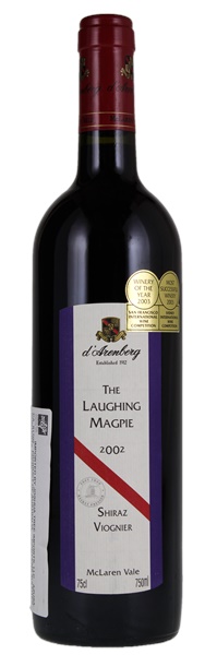 2002 d'Arenberg The Laughing Magpie Shiraz-Viognier, 750ml