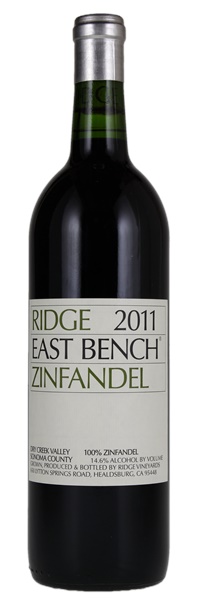 2011 Ridge East Bench Zinfandel, 750ml