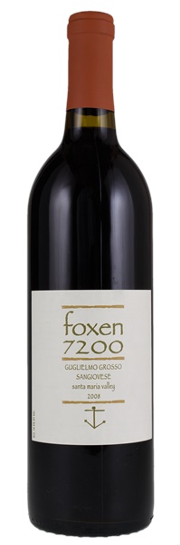 2008 Foxen 7200 Guglielmo Grosso Sangiovese, 750ml