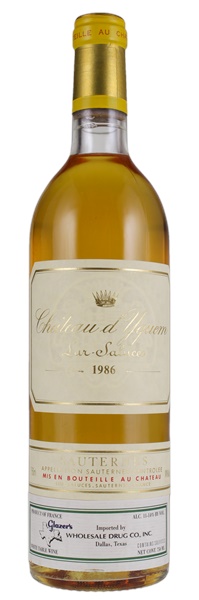 1986 Château d'Yquem, 750ml