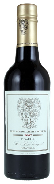 2007 Kapcsandy Family Wines State Lane Vineyard Vino Del Sol, 375ml