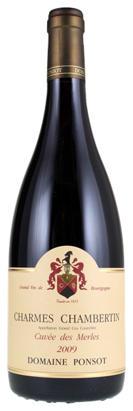 2009 Domaine Ponsot Charmes Chambertin Cuvee Des Merles, 750ml