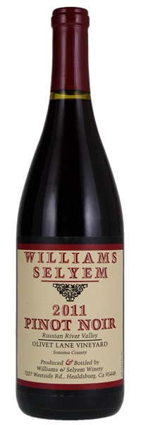 2011 Williams Selyem Olivet Lane Vineyard Pinot Noir, 750ml