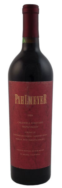 1986 Pahlmeyer Caldwell Vineyard, 750ml