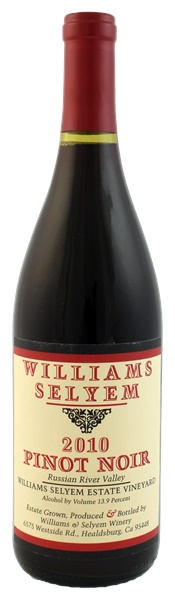 2010 Williams Selyem Williams Selyem Estate Vineyard Pinot Noir, 750ml