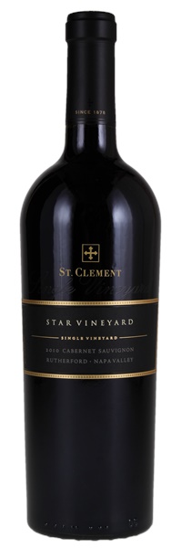 2010 St. Clement Star Vineyard Cabernet Sauvignon, 750ml