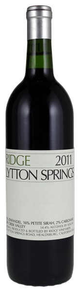 2011 Ridge Lytton Springs, 750ml