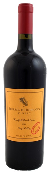 2002 Behrens & Hitchcock Kenefick Ranch Cuvee Unfiltered Reserve Red Table Wine, 750ml