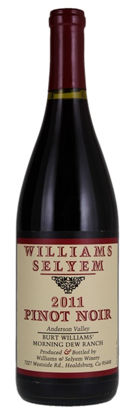 2011 Williams Selyem Burt Williams' Morning Dew Ranch Pinot Noir, 750ml