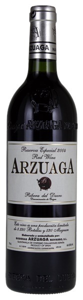 2004 Arzuaga Reserva Especial, 750ml
