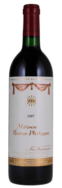 1987 Baron Philippe de Rothschild Medoc Baron Philippe La Baronnie, 750ml